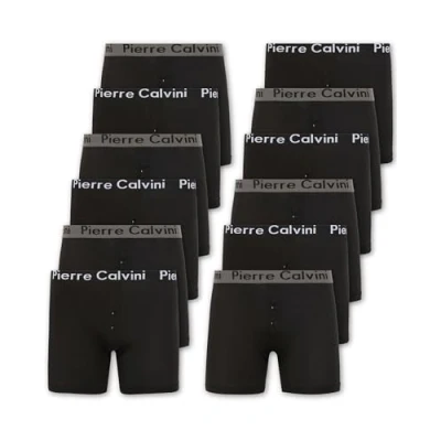 Abbildung von Pierre Calvini (6/12 Pack) Herren Boxershorts mit elastischem Bund Button Fly im Stretch Fit Design Multipack