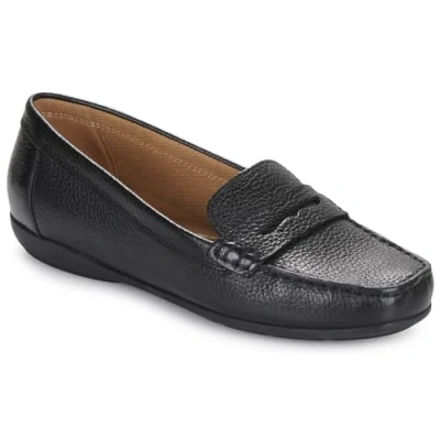 Abbildung von Geox Mokassin, Damen, Größe: 38, Black Schuhe