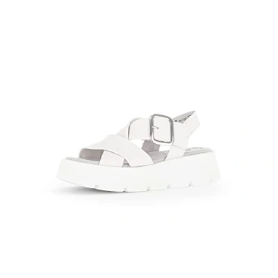 Abbildung von Gabor Damen Pantoletten, Frauen Slipper,Best Fitting,Plateau Sohle,Schlupfschuhe,schluepfschuhe,Slides,Slip ons,Mules,Latte (Uni),39 EU / 6 UK