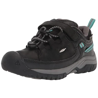 Abbildung von KEEN Targhee Low Waterproof Wanderstiefel, Black/Star White, 30 EU