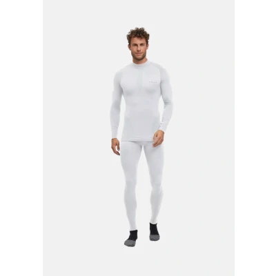 Abbildung von Falke Langarm Unterhemd/shirt, Herren, Größe: Large, White