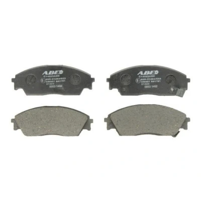 Abbildung von ABE C14023ABE Bremsbelagsatz Vorderachse mit akustischer Verschleißwarnung HONDA: CRX 2, CIVIC 6 Fastback, 4 Stufenheck