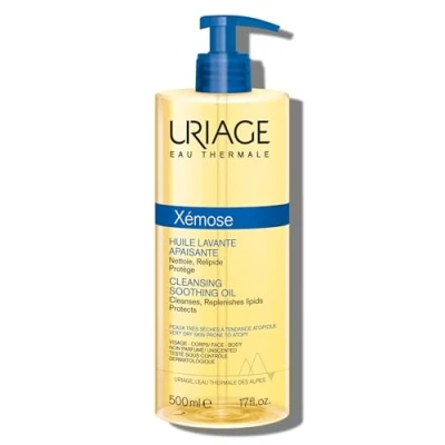 Abbildung von Uriage Xémose Cleansing Soothing Oil 500ml Gesichts &amp; Körperreinigungsöl für trockene Haut, anfällig Atopie Reinigt, pflegt bietet lang anhaltenden Komfort Duft, Physiologischer pH Wert
