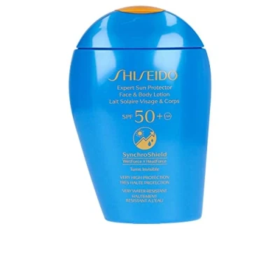Abbildung von Shiseido Expert Sun Protector Face &amp; Body Lotion SynchroShield SPF 50+