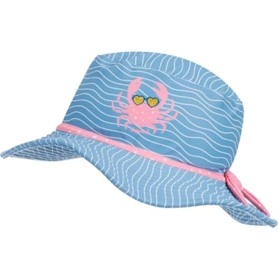 Abbildung von Playshoes Mädchen Uv schutz Sonnenhut Bademütze Kopfbedeckung, Krebs, 51 EU