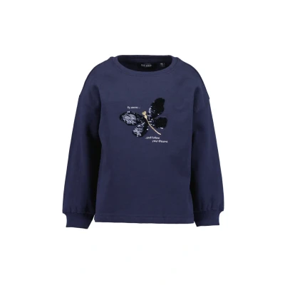 Abbildung von Blue Seven MIT Wendepailletten Sweatshirt für Kinder, Größe: 116, Blau