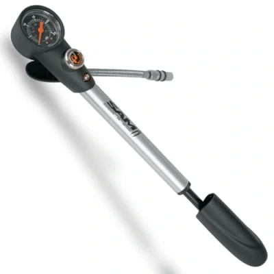 Abbildung von SKS GERMANY Luftpumpe SAM, Dämpferpumpe, Silber, 27 cm