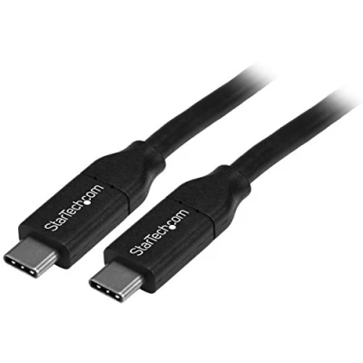 Abbildung von StarTech.com USB C Kabel mit Power Delivery (5A) St/St 4m 2.0 Zertifiziert Typ 100W/5A (USB2C5C4M)