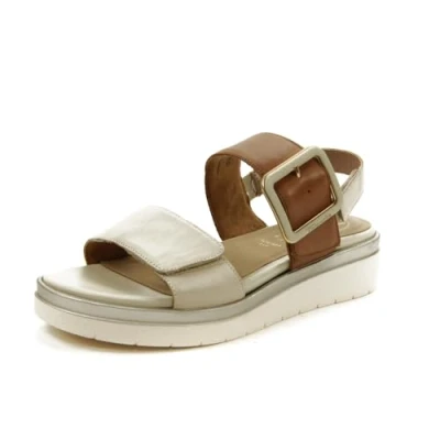 Abbildung von Tamaris Comfort Plateausandalette, Damen, Größe: 37, Ivory comb Schuhe
