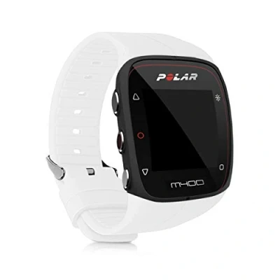 Abbildung von kwmobile Ersatzarmband kompatibel mit Polar M400 / M430 Armband Fitnesstracker Band aus Silikon in Weiß