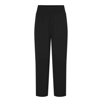 Abbildung von Pieces Pcklore Cropped Pants Stoffhose, Damen, Größe: Large, Black