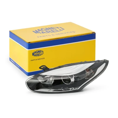 Abbildung von MAGNETI MARELLI 711307024478 Scheinwerfer links H7, PY21W, W5W Halogen mit Blinklicht für Rechtsverkehr Glühlampen, Stellmotor LWR