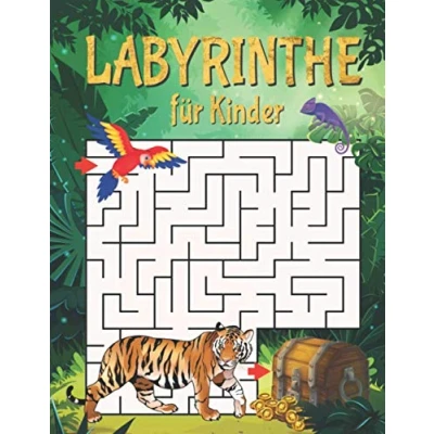 Abbildung von Labyrinthe für Kinder: Labyrinth Aktivitätsbuch mit 40 lustigen &amp; pädagogischen Puzzles Kinder ab 5 Jahren