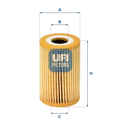 Abbildung von UFI Filters 25.014.00 Ölfilter für Autos