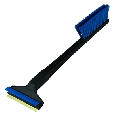 Abbildung von Eiskratzer Auto mit Besen Schneebesen Messing Kratzer Scheibenkratzer Eisschaber Schneebürste Schneefeger (L&amp;P A056 Farbe zufällig)