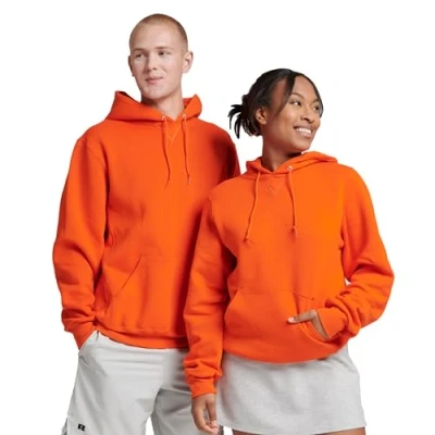 Abbildung von Russell Athletic Herren Dri Power Fleece Sweatshirts &amp; Hoodies Orange Large