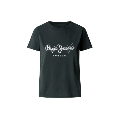 Abbildung von Pepe Jeans Leticia Tshirt print, Damen, Größe: XS, Black