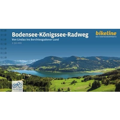 Abbildung von Bodensee Königssee Radweg: Von Lindau ins Berchtesgadener Land. 450 km, 1:50.000, GPS Tracks Download, LiveUpdate (Bikeline Radtourenbücher)