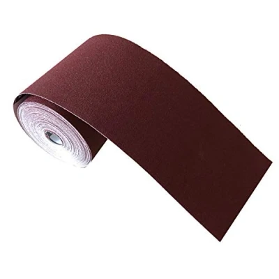 Abbildung von Goodway Schleifpapier Rolle │ 115 mm x 10 m Korn 60 Aluminiumoxid für grobe Schleifarbeiten