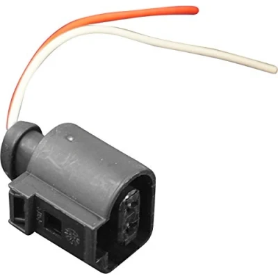 Abbildung von Twowinds Ersatzstecker 1J0973722 Kompatibel mit Audi A3 A4 A6, Seat Leon Alhambra Octavia Bora Stecker Verdrahtungsstecker Scheinwerfer Kabelbaum 2 polig