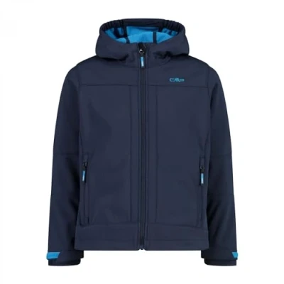 Abbildung von CMP KID Jacket FIX HOOD Unisex Softshelljacke für Kinder, Größe: 140, Blue danubio