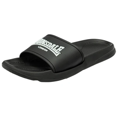 Abbildung von Lonsdale Unisex Naples Badeschuhe, Black/White, 43 EU