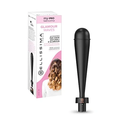 Abbildung von Bellissima My Pro GT22 140, Lockenstab Glamour Waves für Kombi Haarstyler Twist &amp; Style, umgekehrt konischer Aufsatz, Durchmesser 13 bis 38 mm, mit Keramikbeschichtung, Temperatur 190C