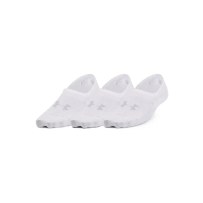 Abbildung von Under Armour Breathe LITE Ultra LOW Sportsocken, Damen, Größe: Medium, white / mod gray