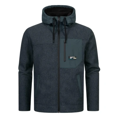 Abbildung von Ragwear Brodney Fleecejacke, Herren, Größe: Small, Night blue