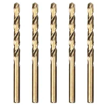 Abbildung von Meccion HSS Metallbohrer Professional Geschliffen Kobalt 5pcs 6.5mm Spiralbohrer fur Edelstahl und Metall