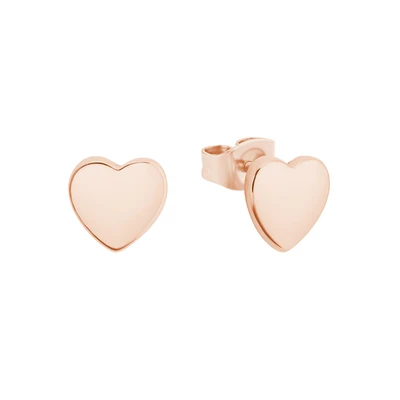 Abbildung von amor HERZ Ohrringe, Damen, Größe: One Size, Rosefarben