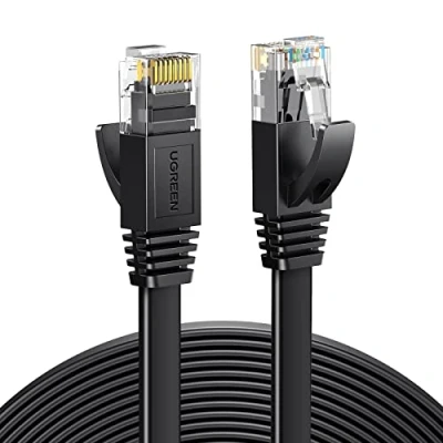 Abbildung von UGREEN Lan Kabel 10M Gigabit Netzwerkkabel POE RJ45 Ethernet Internet kompatibel mit PS5, PS4, Xbox One, Router, TV, Switch, Modem usw.