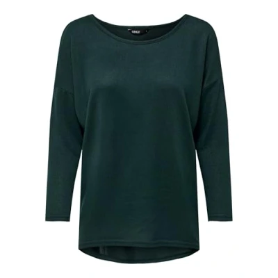 Abbildung von ONLY Onlelcos Solid JRS NOOS Langarmshirt, Damen, Größe: Small, Green gables