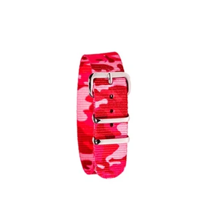 Abbildung von ertt EasyRead time teacher WS PC Uhrenarmband, rosa Tarnung (weitere Farben erhältlich)