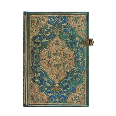 Abbildung von Paperblanks Chroniken in Türkis Notizbuch Mini Liniert, PB3216 8, (140 x 95)