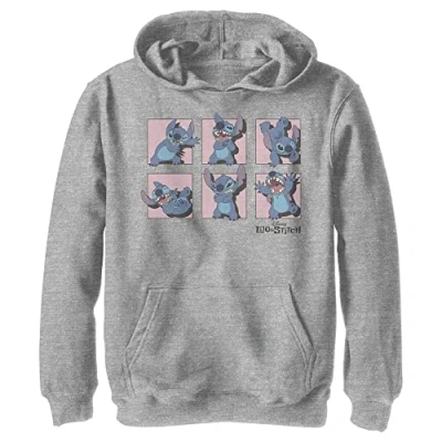 Abbildung von Disney Kids Lilo &amp; Stitch Poses Youth Pullover Hoodie, Athletic Heather, X Large