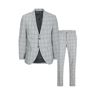 Abbildung von Jack &amp; Jones Premium Jprfranco Check Anzug, Herren, Größe: 50, Griffin checks:super slim fit