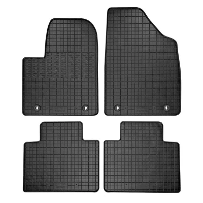 Abbildung von AutoStyle CK RMG02 Fußmattensatz Vollgummi vorne und hinten 4 schwarz