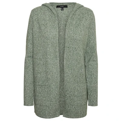 Abbildung von Vero Moda Doffy OPEN HOOD NOOS Strickjacke, Damen, Größe: XS, Laurel wreath