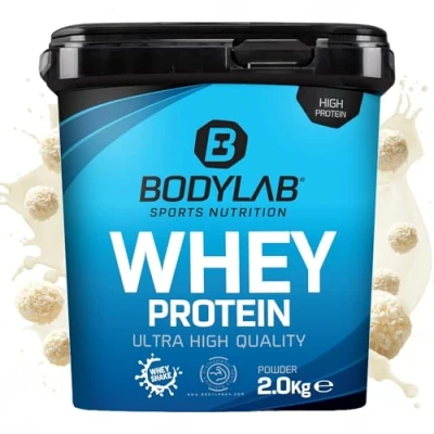 Abbildung von Bodylab24 Whey Protein Pulver, Kokos Sahnecreme, 2kg