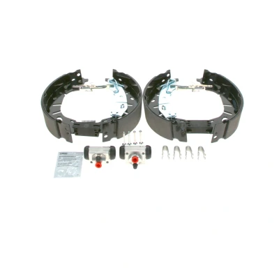 Abbildung von BOSCH 0 204 114 688 Bremsensatz, Trommelbremse mit Zubehör, Radbremszylinder FIAT: Doblo II Box Body / Estate