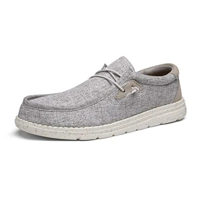 Abbildung von Bruno Marc Herren Mokassins Flache Slipper Slip on Loafer Weich Comfort Klassische Schuhe,Size 41.5,Beige,BLS211