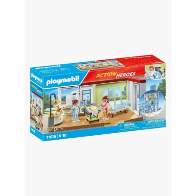 Abbildung von Playmobil 71616 Action Heroes Bausatz Entbindungsstation