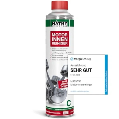 Abbildung von MATHY C Motor Innenreiniger (400 ml) Motorspülung und Innenreinigung für Diesel Benzin Motoren Motorreiniger Dichtungsneutral