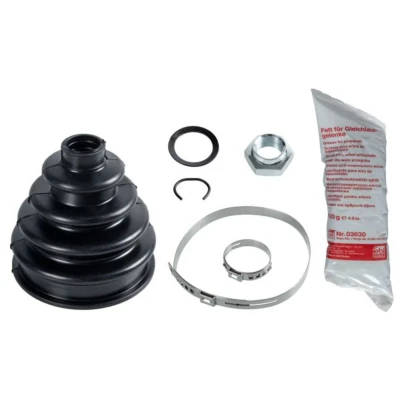 Abbildung von FEBI BILSTEIN 03629 Achsmanschette Vorderachse, radseitig Gummi AUDI: 80 B3, 90 VOLKSWAGEN: Passat B3/B4 Saloon, Estate