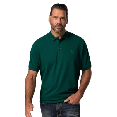 Abbildung von JP1880 Brustdruck Bauch Poloshirt, Herren, Größe: 5XL, Jungle green
