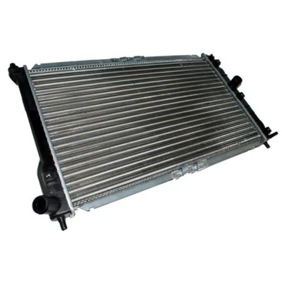 Abbildung von THERMOTEC D70018TT Kühler, Motorkühlung für Fahrzeuge mit Klimaanlage 635 382 16 Schaltgetriebe Kühlrippen mechanisch gefügt DAEWOO: Lanos Hatchback