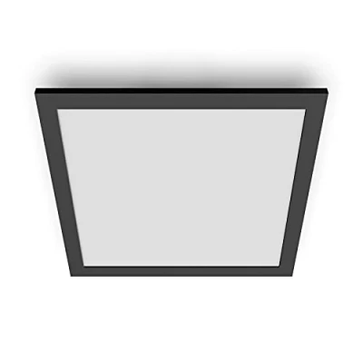 Abbildung von Philips Scene Switch Touch LED Deckenleuchte, dimmbar, 12W, warmweißes Licht (2700K), Schwarz