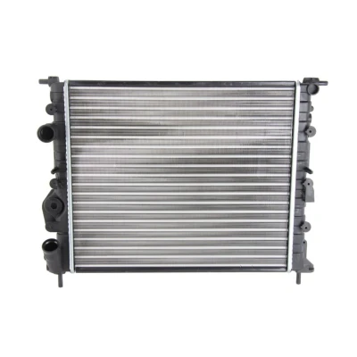 Abbildung von NISSENS 639371 Kühler, Motorkühlung Aluminium 430 378 24 Kühlrippen mechanisch gefügt RENAULT: Megane Scenic, CLIO 2, Scénic 1, DACIA: Logan I Saloon