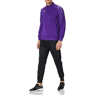 Abbildung von JAKO Herren Classico Trainingsanzug Polyester, Violett, XL EU